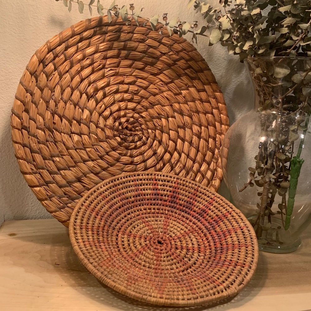 Authentic Navajo baskets